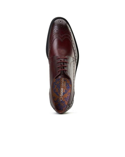 Base London Brown Pocket Brogues for men