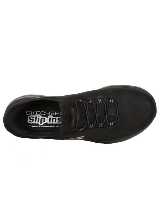 Skechers Black Summits Slip