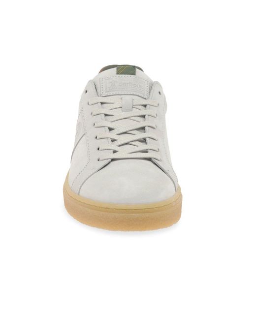 Barbour White Reflect Trainers for men