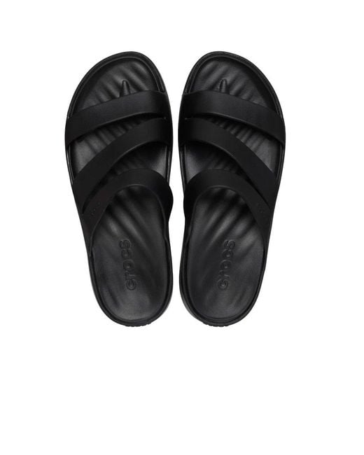 CROCSTM Black Getaway Strappy