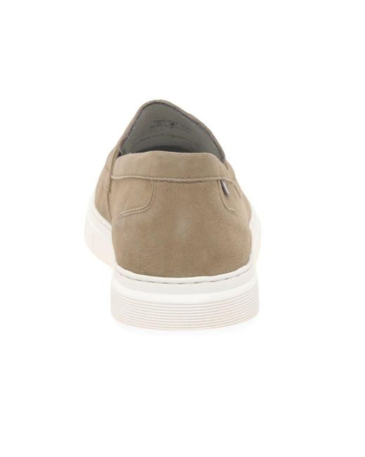 Gabor Gray Moritz Penny Style Loafers for men