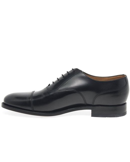 Loake Black 200b Leather Oxford Shoes for men
