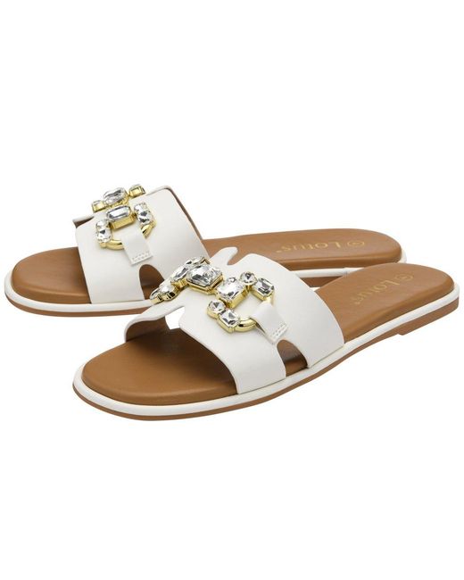 Lotus Metallic Agueda Sandals