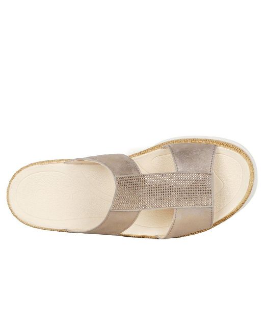 Gabor Metallic Charlie Sandals