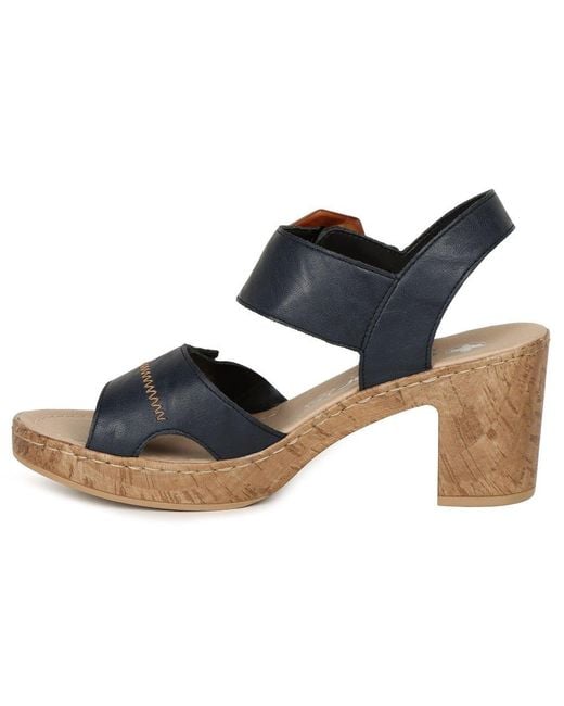 Rieker Metallic Vital Sandals