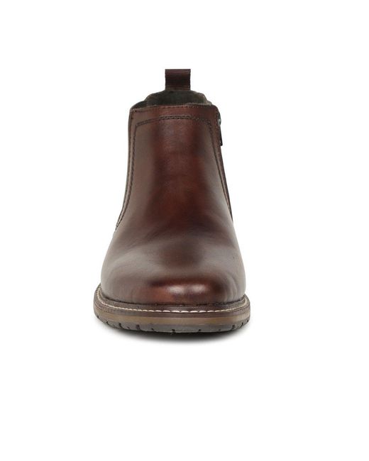 Rieker Brown Victory Chelsea Boots for men