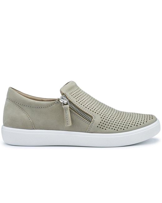 Hotter Gray Daisy Extra Wide Fit Trainers
