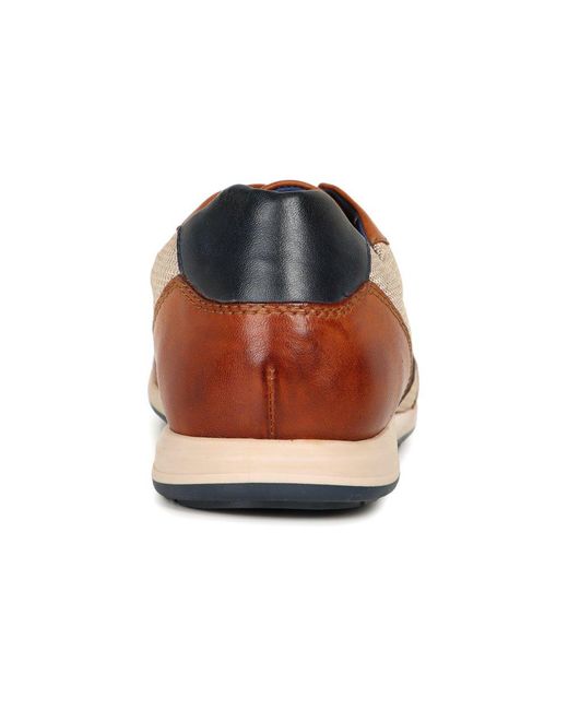 Bugatti Brown Truman Trainers for men