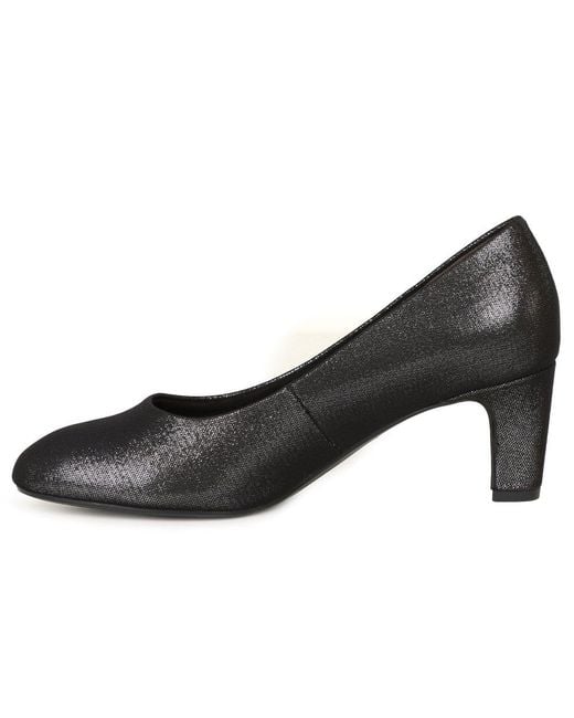 Tamaris Black Juniper Court Shoes