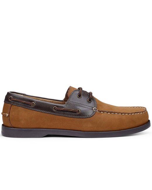 Hotter Brown Boom Boat Shoes for men