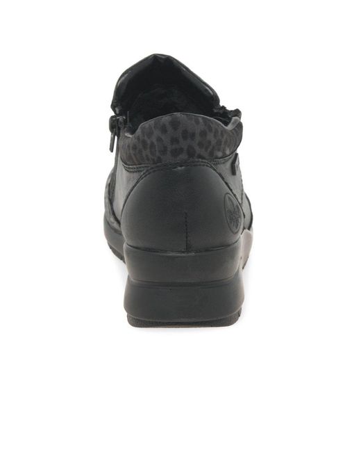 Rieker Black Josie Ankle Boots