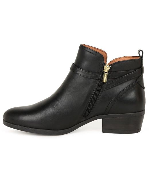 Pikolinos Black Dixie Ankle Boots