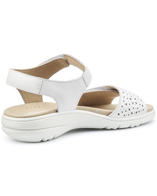 Hotter Metallic Leah Ii Wide Fit Sandals
