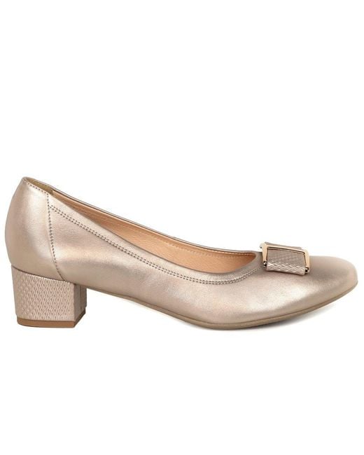 Bioeco White Eloise Court Shoes