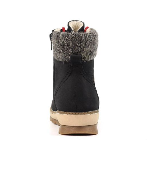 Lunar Black Candy Ankle Boots