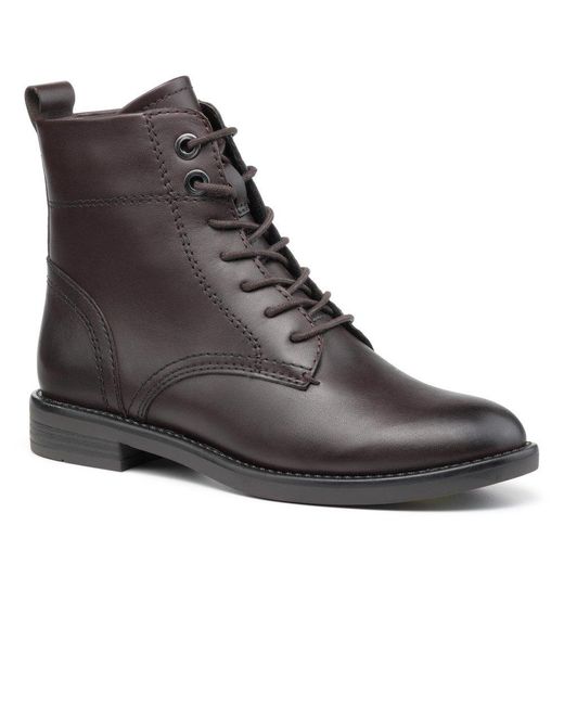 Hotter Black Surrey Biker Boots