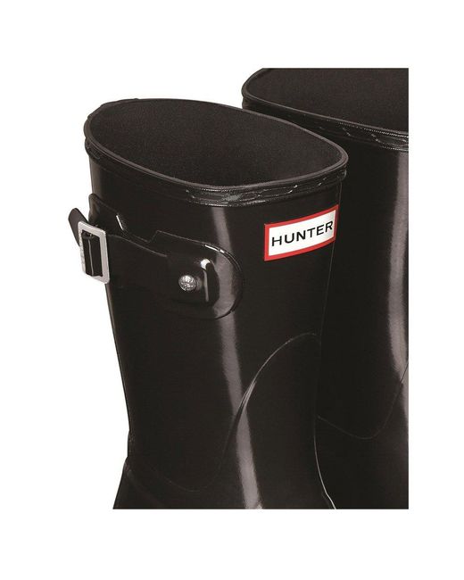 Hunter Black Original Short Wellingtons