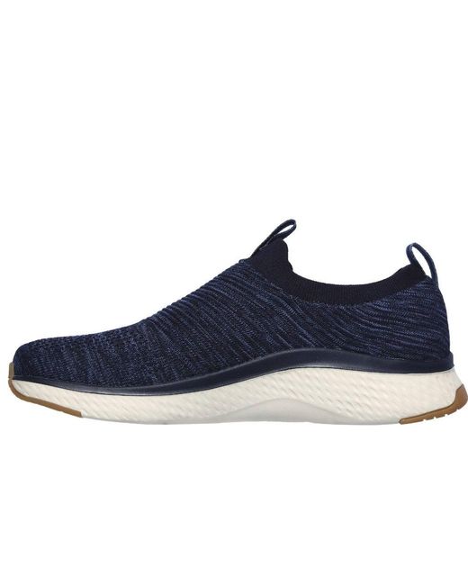 skechers mens slip on trainers