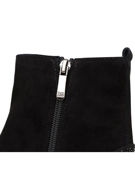 Regarde Le Ciel Black Moira 01 Chelsea Boots Suede