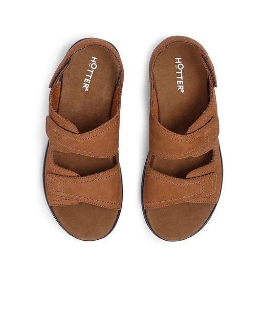 Hotter Brown Causeway Sandals for men