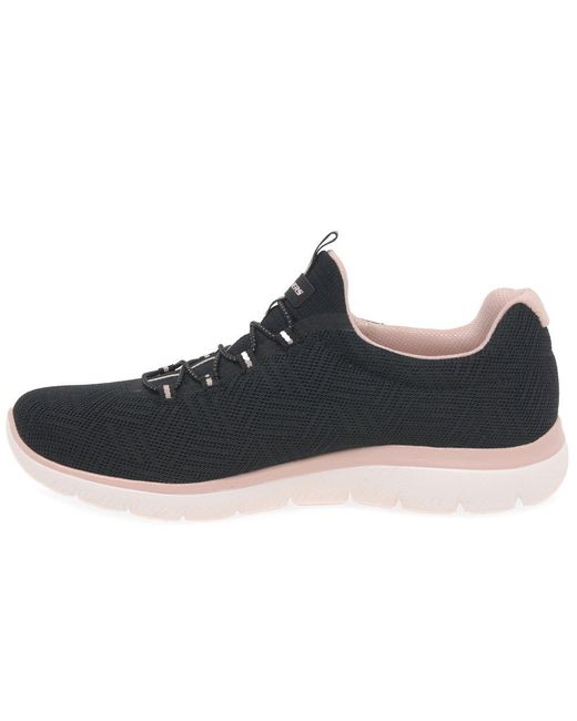 Skechers Black Summits Trainers