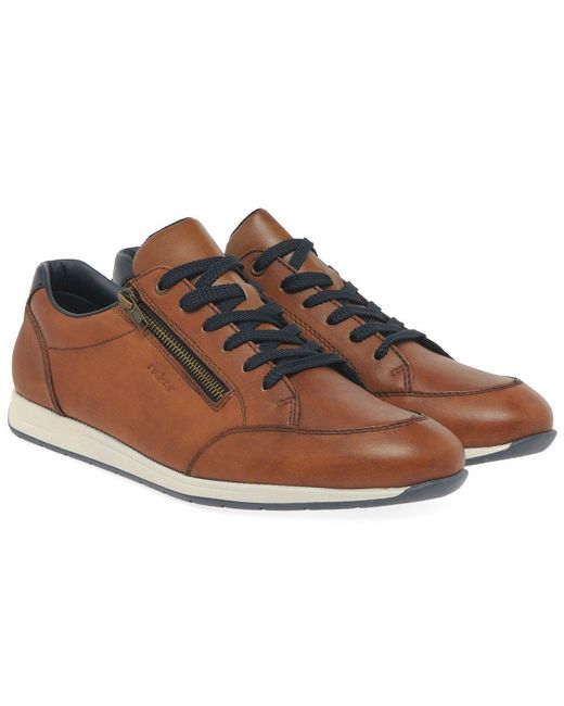 Rieker Brown Marker Trainers for men