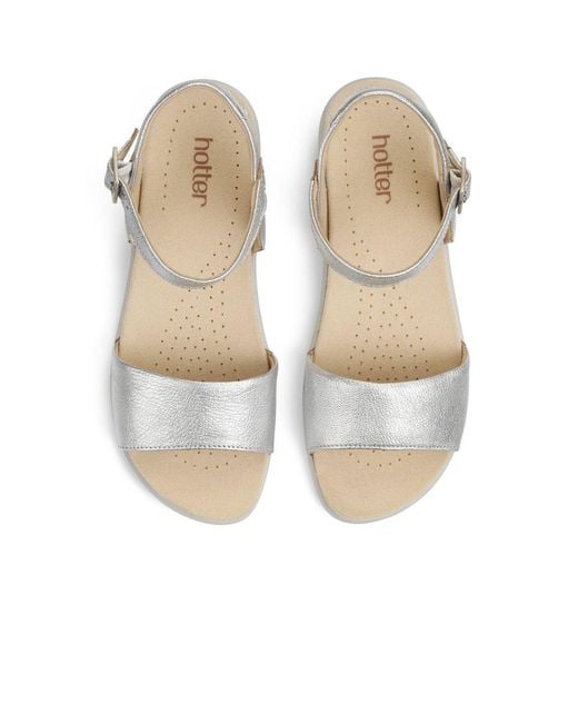 Hotter Metallic Tropic Sandals