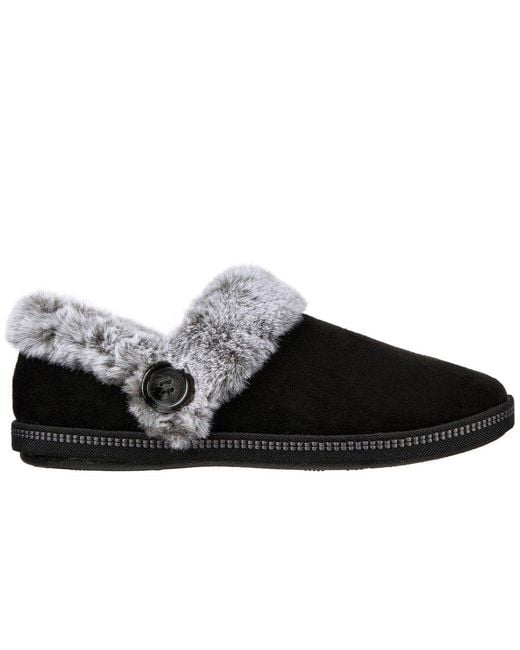 Skechers Black Cozy Campfire Fresh Toast 167219W-Blk Slip On Shoes