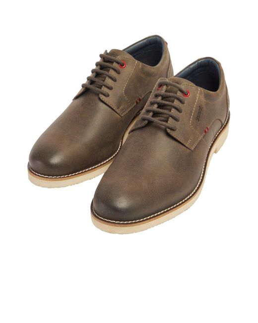 Pod Brown Hampton Lace Up Shoes for men