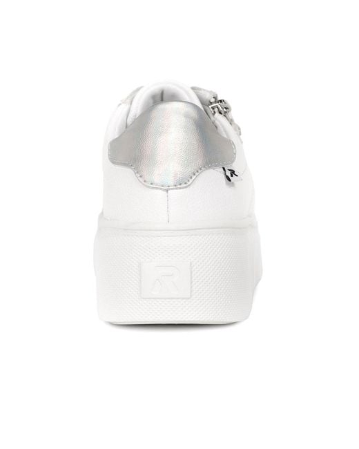 Rieker White Divine Trainers