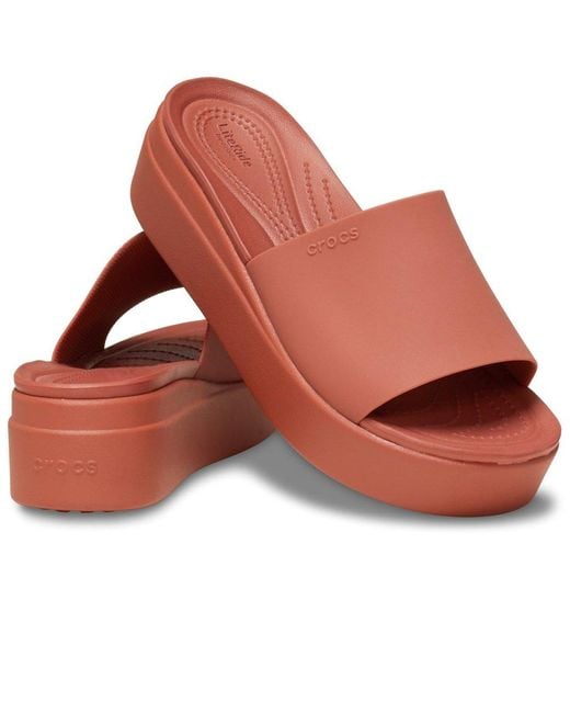 CROCSTM Red Brooklyn Slide Sandals