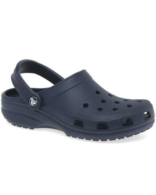 CROCSTM Blue Classic Mules