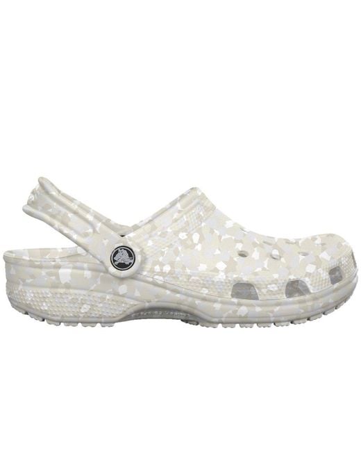 CROCSTM White Classic Confetti Clogs