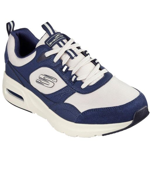 Skechers Blue Skech-air Court Yatton Trainers Size: 6 for men