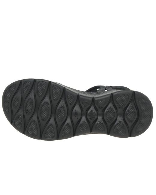 Skechers Black Go Walk Flex Sublime Sandals