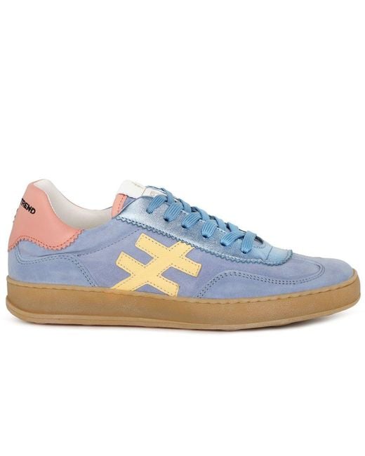 Another Trend Blue Iconic Ii Trainers
