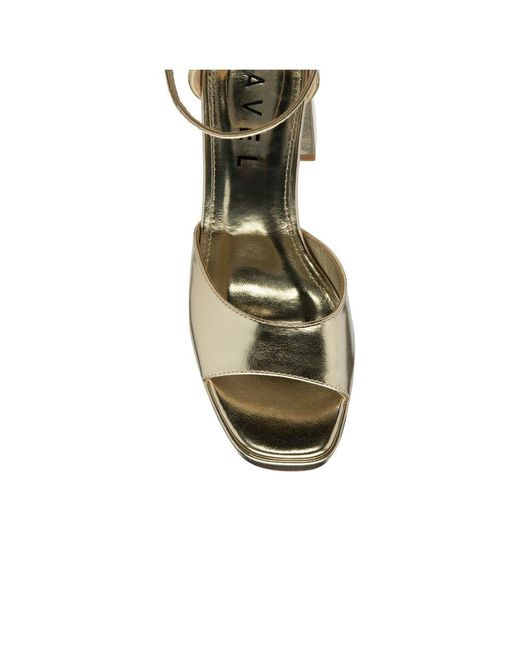 Ravel Metallic Ornsay Platform Heels