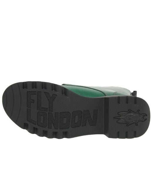 Fly London Green Ragi Military Style Boots