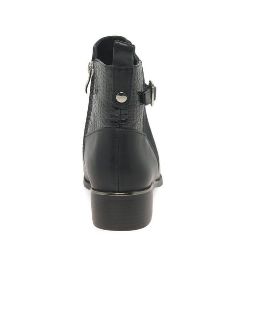 Lunar (GRS) Black Wyatt Ankle Boots