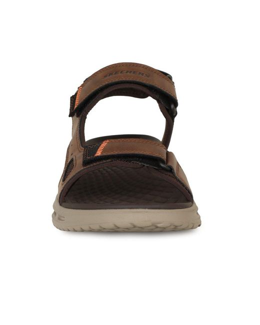 Skechers Brown Orvan Sandals for men