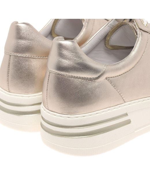 Gabor White Keystone Trainers
