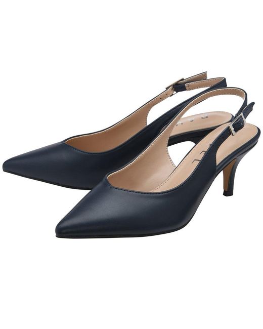 Ravel Blue Foston Slingback Court Shoes