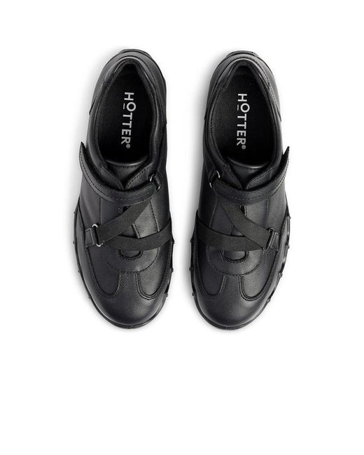 Hotter Black Joanne Extra Wide Shoes