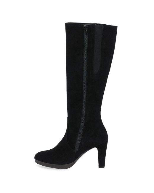 Gabor Frances Long Boots in Black Lyst UK