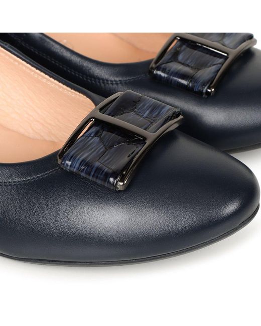 Bioeco Blue Eloise Court Shoes