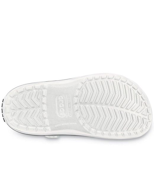 CROCSTM White Crocband Clogs