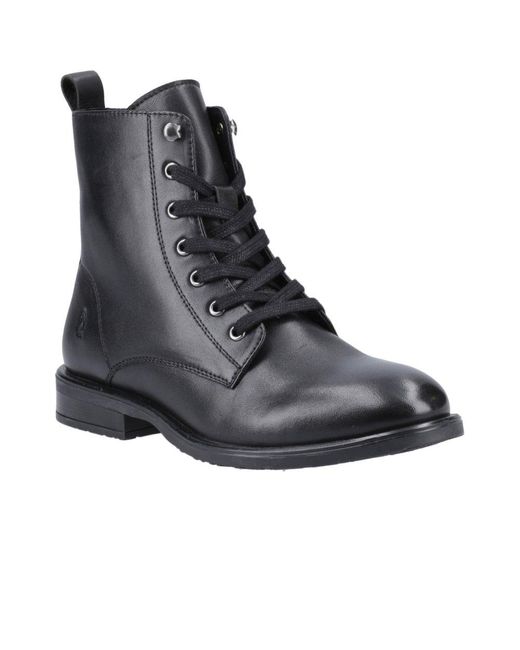 Hush Puppies Black Valentina Lace Boots