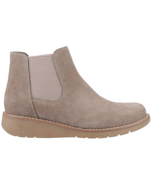 Hush Puppies Gray Leonie Suede Boots