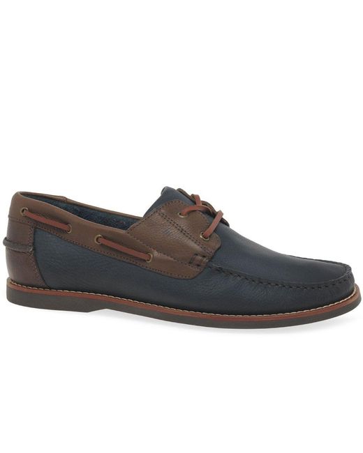 Anatomic & Co Blue Anatomic &Amp; Co Shore Boat Shoes for men