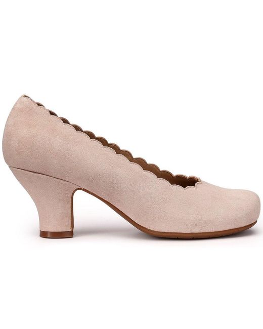 Hotter Pink Jive Wide Fit Court Shoes